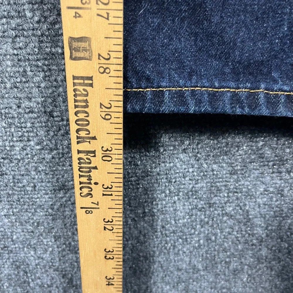 Levi's 550 Relaxed Fit Jeans Mens 42 Dark Wash Indigo Tapered Leg Denim